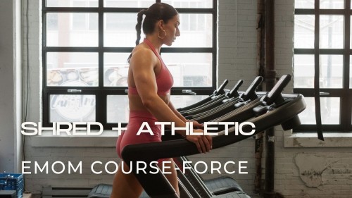 Programme SHRED + ATHLETIC : Phase 2, Conditioning EMOM 15 Course, Squat, Row