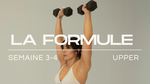 Challenge Recomposition Corporelle 6 semaines : Semaine 3-4 Haut du corps