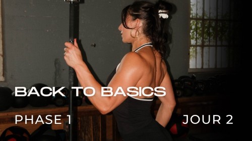 Programme BACK TO BASICS Phase 1, Jour 2 : Épaules, triceps